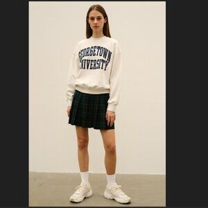 Karen Scott Multicolored Knee-Length Skater Skirt